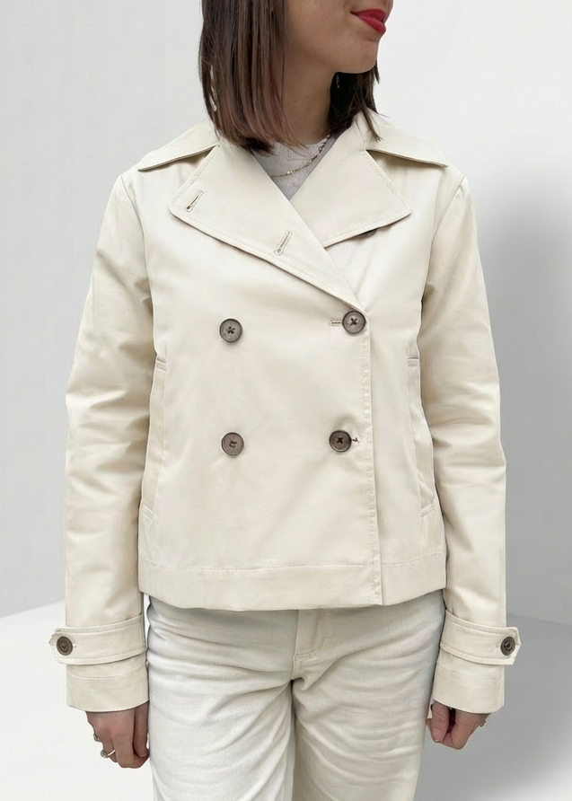 TRENCH CORTO DOPPIOPETTO