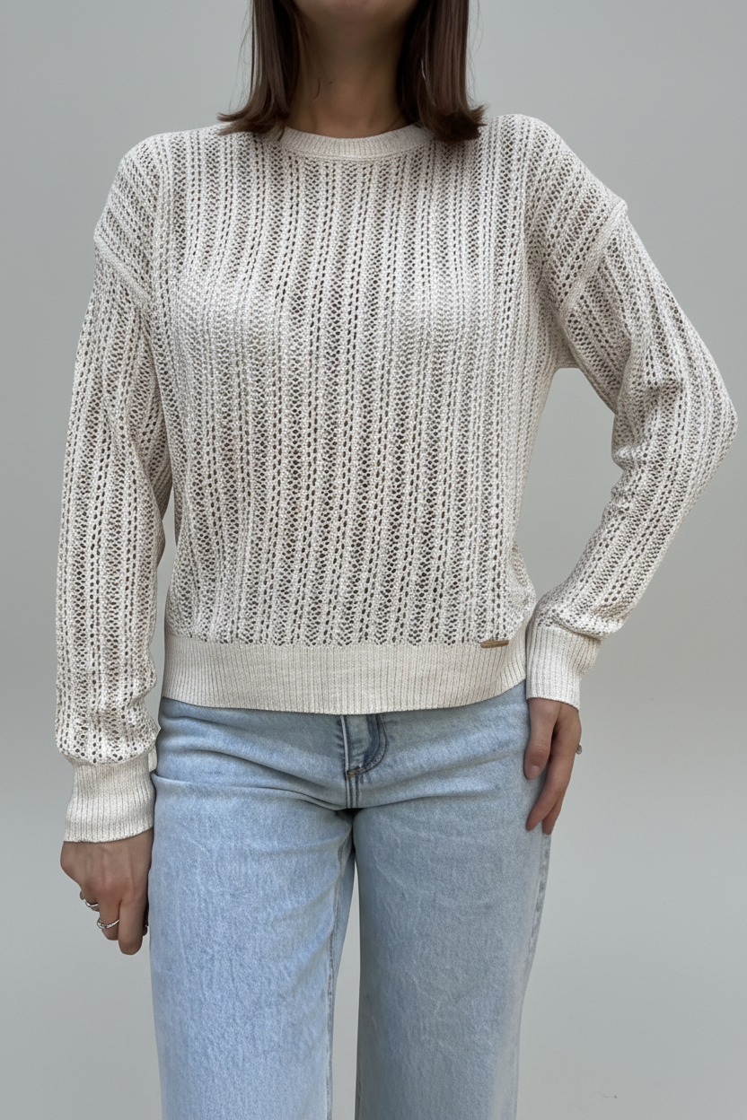 MAGLIONE TRAFORATO GLOWY