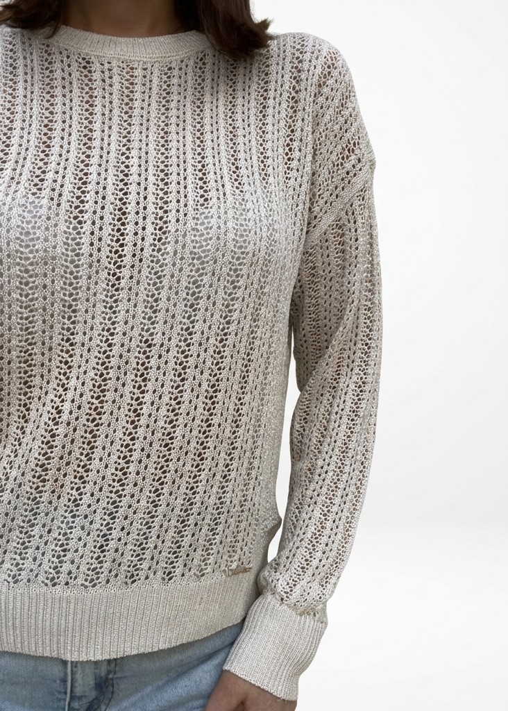 MAGLIONE TRAFORATO GLOWY