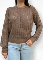 MAGLIONE TRAFORATO GLOWY