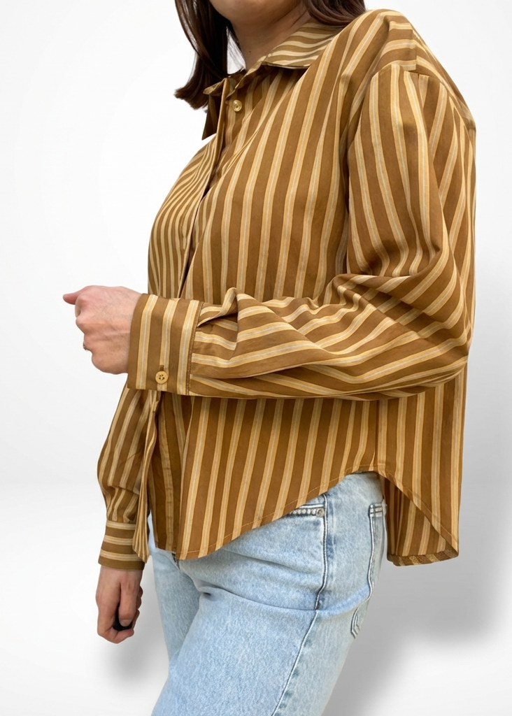 CAMICIA OVER REGIMENTAL