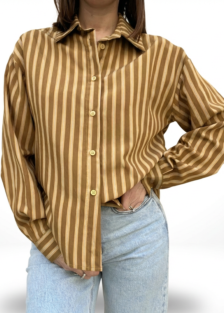 CAMICIA OVER REGIMENTAL