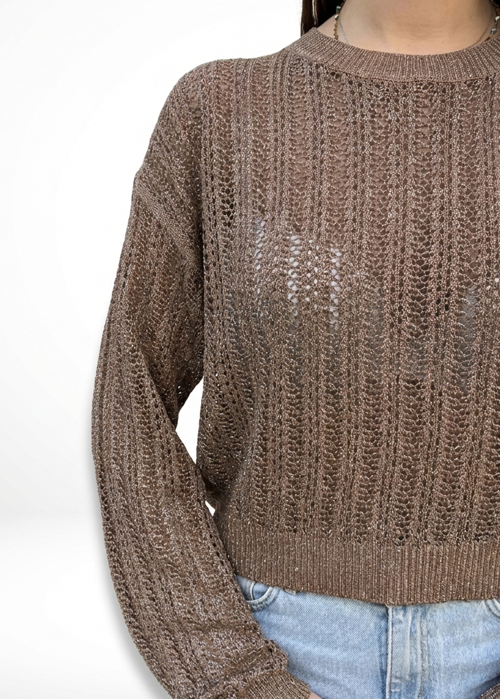 MAGLIONE TRAFORATO GLOWY