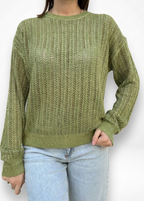 MAGLIONE TRAFORATO GLOWY