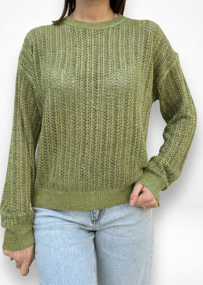 MAGLIONE TRAFORATO GLOWY
