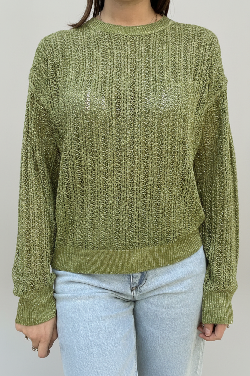 MAGLIONE TRAFORATO GLOWY