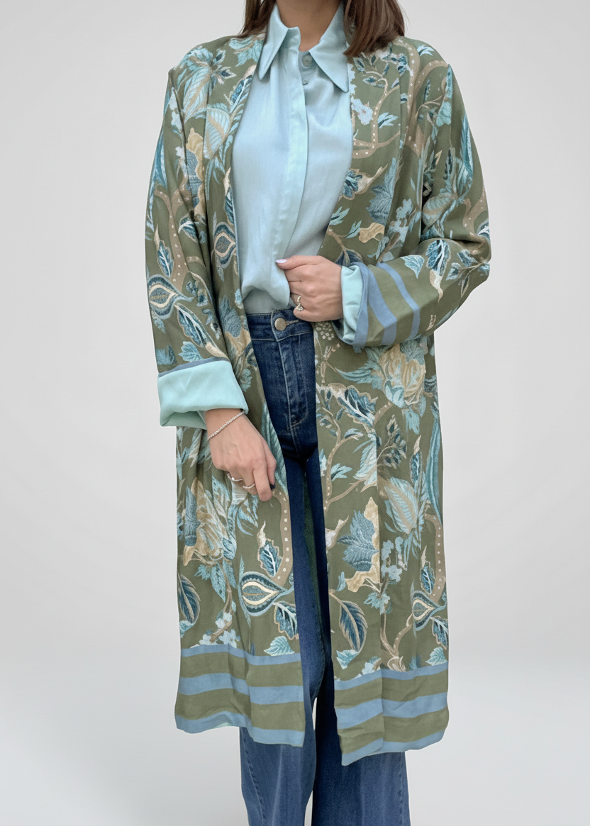 KIMONO FANTASIA AZZURRO