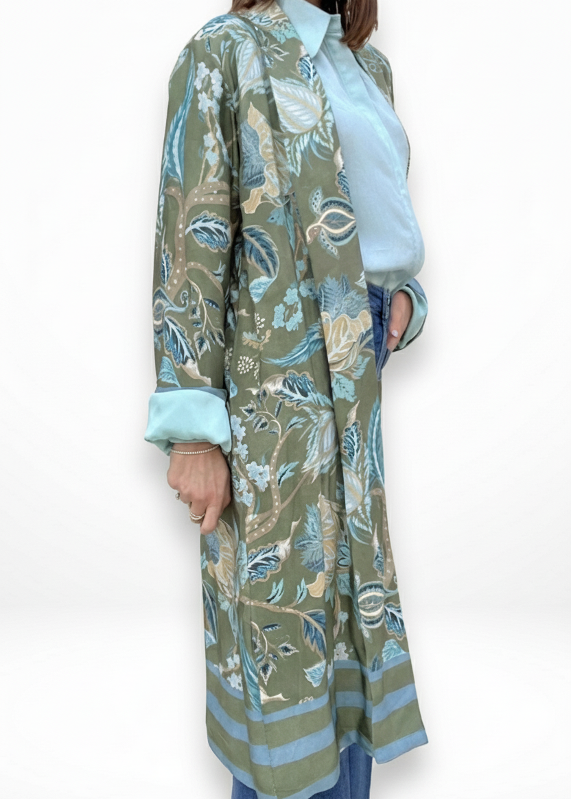 KIMONO FANTASIA AZZURRO