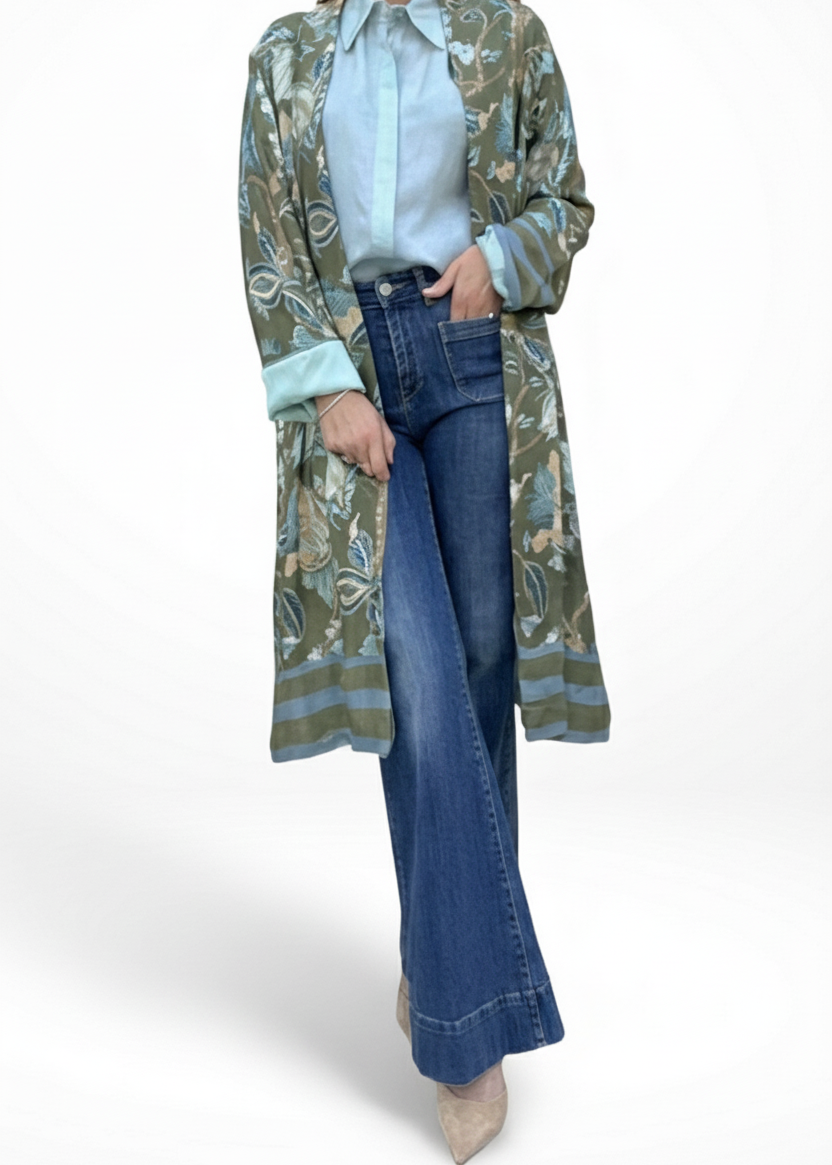 KIMONO FANTASIA AZZURRO