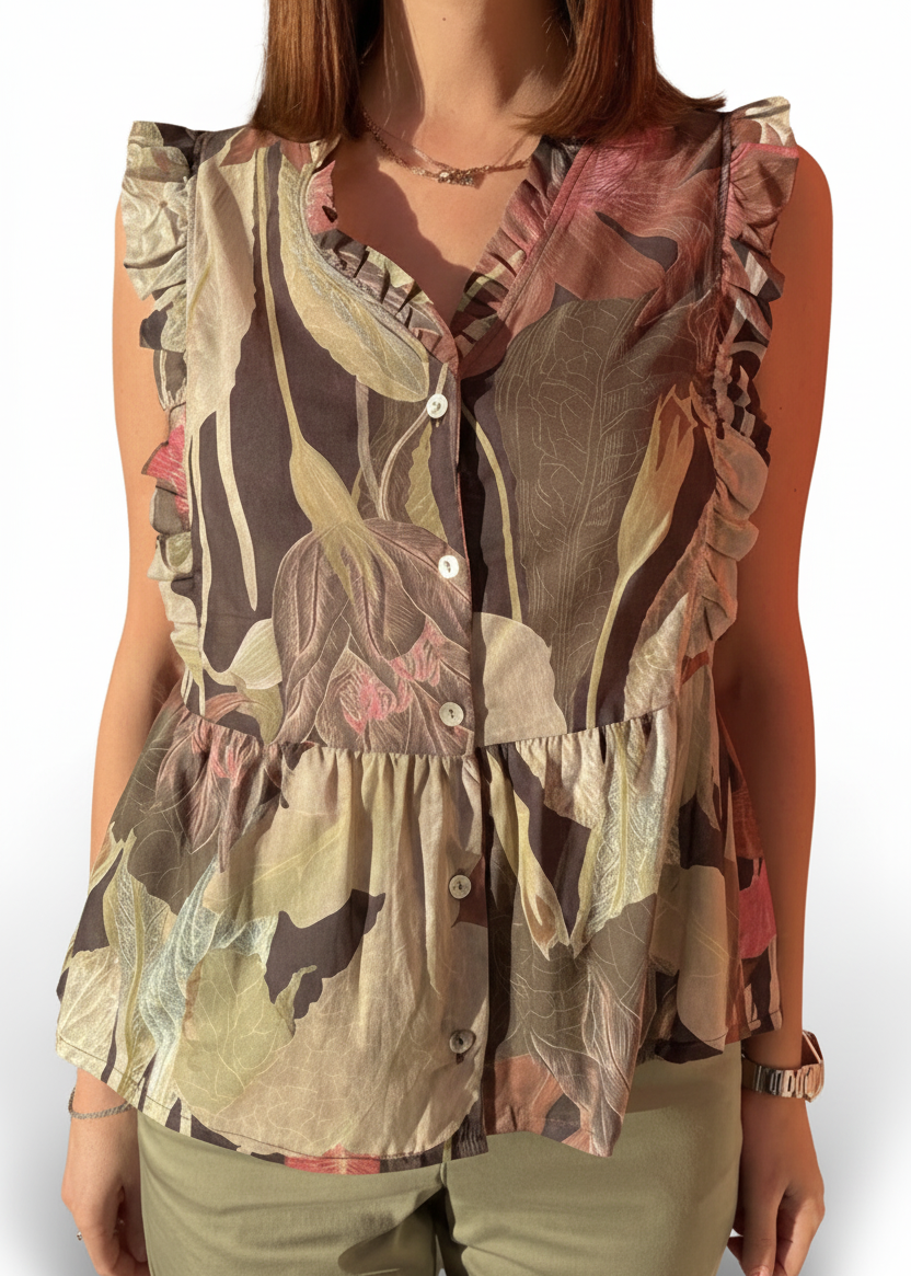 BLUSA SMANICATA FANTASIA