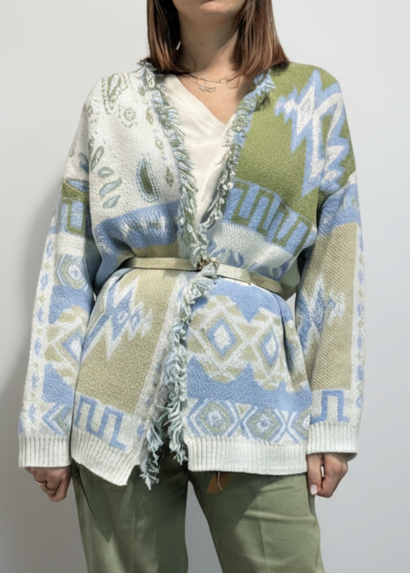 CARDIGAN PACHAMAMA VERDE