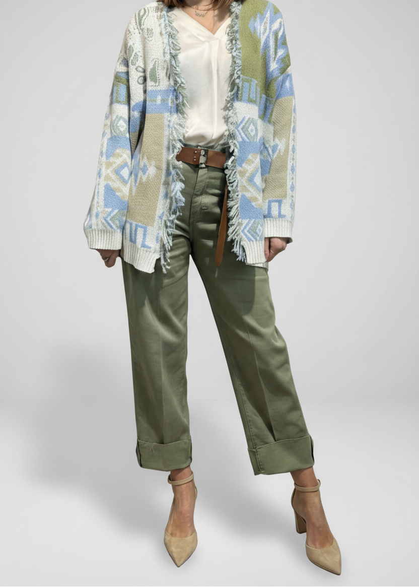 CARDIGAN PACHAMAMA VERDE