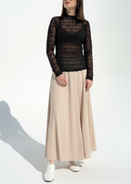 MAGLIA VALMY M/L IN PIZZO