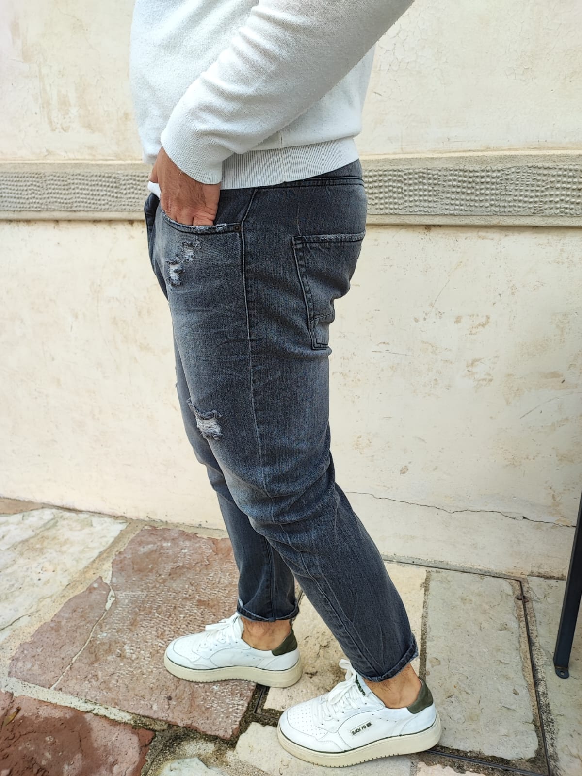 JEANS STREET CON STRAPPI